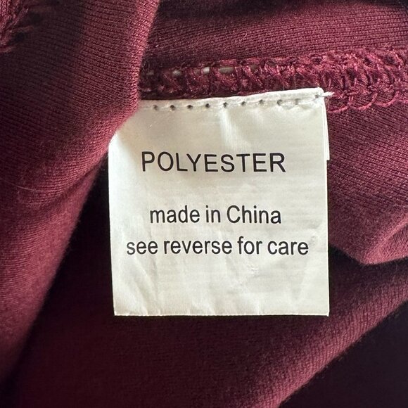 Lioness Bodysuit  Womens M Low Cut Adjustable Strap Sleeveless Backless Burgundy - Picture 11 of 11